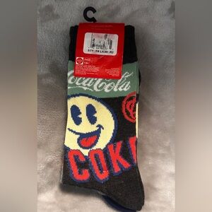 COCA-COLA COKE - Women's socks - size 6-12 - NWT -‎ 2 Pairs